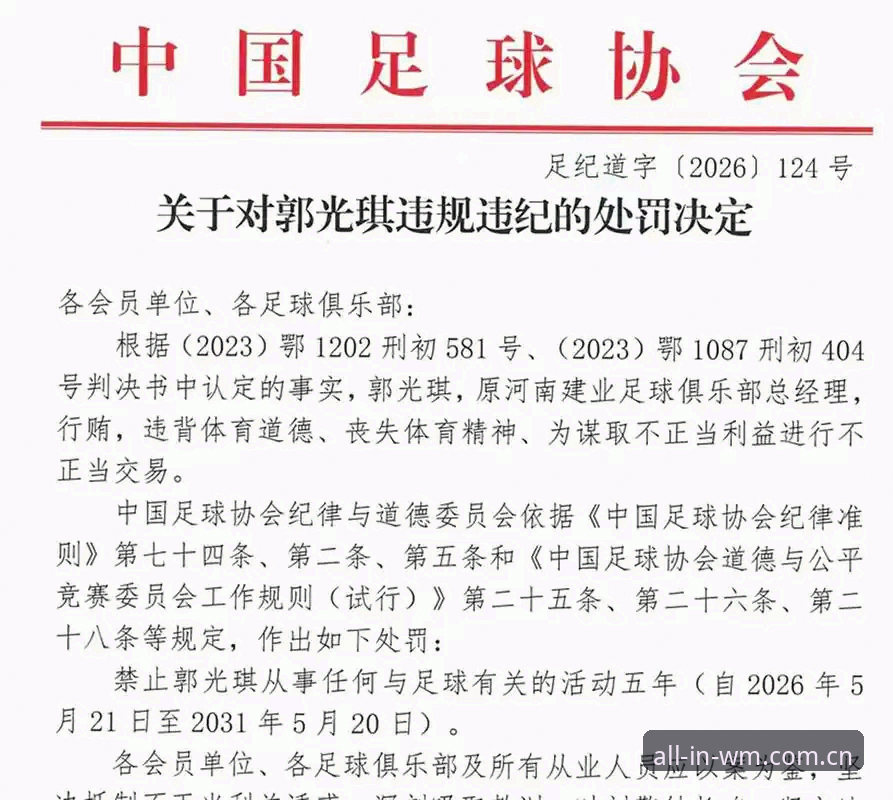 足协第三批禁足名单深度解读：从违规操作中学习观赛必备知识